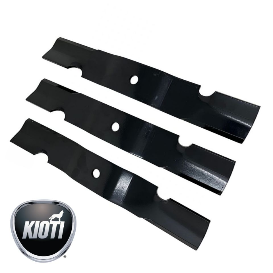 カイト Mower Blade Set for Kioti ZXD 61-Inch Zero Turn Mowers | S&H Parts